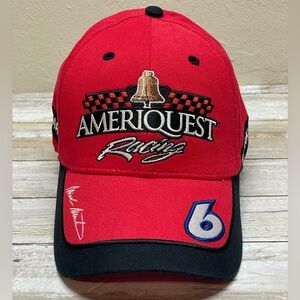 Mark Martin Ameriquest Racing Red and Black Cap New One Size Fits Most